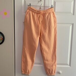 Peach Jogger Pants